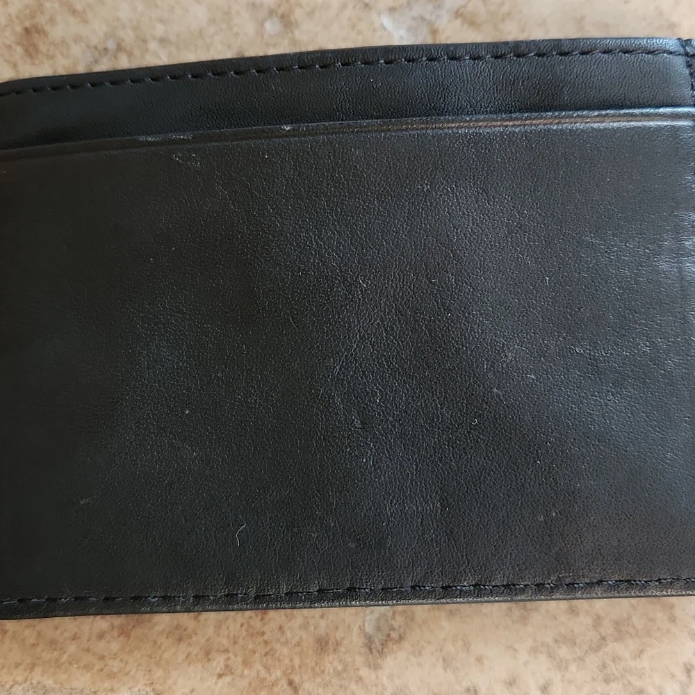 Marc New York Brown Leather Card Holder